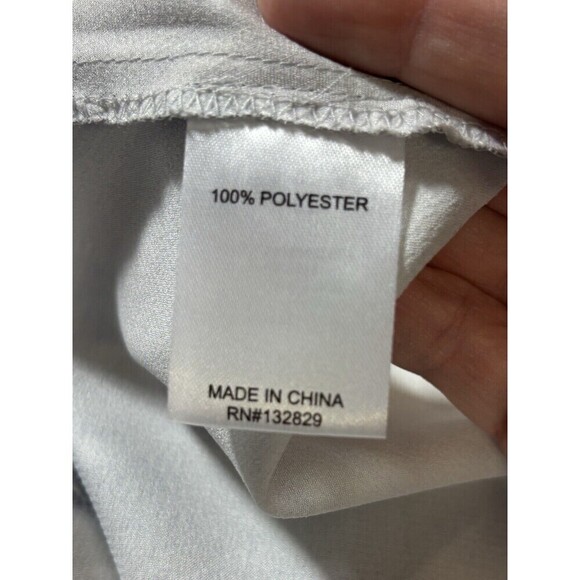 Superdown Krystal Slip Dress Grey White Tie Dye Small Adjustable Straps - Picture 10 of 16